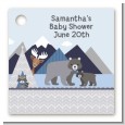 Baby Mountain Trail - Personalized Baby Shower Card Stock Favor Tags thumbnail