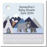 Baby Mountain Trail - Personalized Baby Shower Card Stock Favor Tags