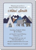 Baby Mountain Trail - Baby Shower Invitations