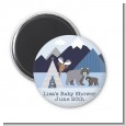 Baby Mountain Trail - Personalized Baby Shower Magnet Favors thumbnail
