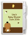 Baby Neutral African American - Baby Shower Personalized Notebook Favor thumbnail