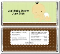 Baby Neutral Asian - Personalized Baby Shower Candy Bar Wrappers