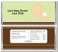 Baby Neutral Caucasian - Personalized Baby Shower Candy Bar Wrappers