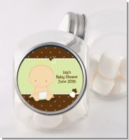 Baby Neutral Caucasian - Personalized Baby Shower Candy Jar