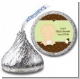 Baby Neutral Caucasian - Hershey Kiss Baby Shower Sticker Labels thumbnail