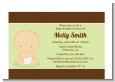 Baby Neutral Caucasian - Baby Shower Petite Invitations thumbnail