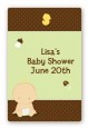 Baby Neutral Caucasian - Custom Large Rectangle Baby Shower Sticker/Labels thumbnail