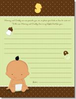 Baby Neutral Hispanic - Baby Shower Notes of Advice