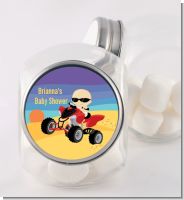 Baby On A Quad - Personalized Baby Shower Candy Jar