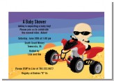 Baby On A Quad - Baby Shower Petite Invitations