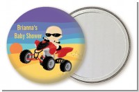 Baby On A Quad - Personalized Baby Shower Pocket Mirror Favors