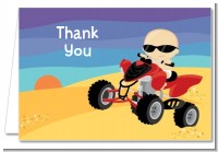 Baby On A Quad - Baby Shower Thank You Cards