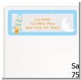 Rocket Ship - Baby Shower Return Address Labels thumbnail