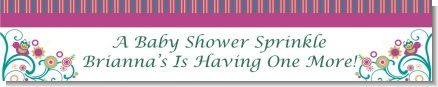 Baby Sprinkle - Personalized Baby Shower Banners