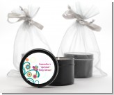 Baby Sprinkle - Baby Shower Black Candle Tin Favors