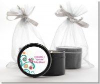 Baby Sprinkle - Baby Shower Black Candle Tin Favors