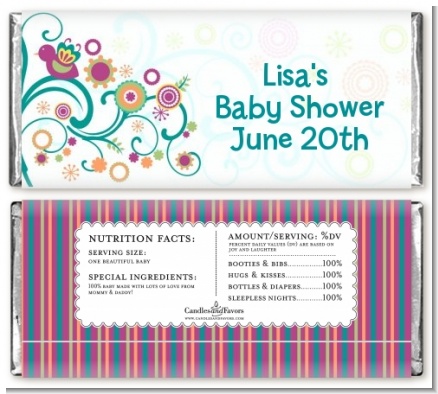 Baby Sprinkle - Personalized Baby Shower Candy Bar Wrappers