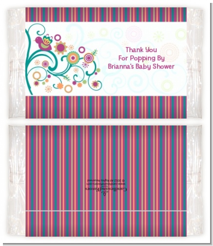 Baby Sprinkle - Personalized Popcorn Wrapper Baby Shower Favors
