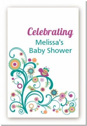 Baby Sprinkle - Custom Large Rectangle Baby Shower Sticker/Labels