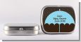 Baby Sprinkle Umbrella Blue - Personalized Baby Shower Mint Tins thumbnail