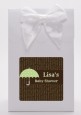 Baby Sprinkle Umbrella Green - Baby Shower Goodie Bags thumbnail
