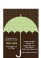 Baby Sprinkle Umbrella Green - Baby Shower Petite Invitations thumbnail