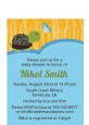 Baby Turtle Blue - Baby Shower Petite Invitations thumbnail