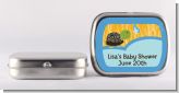 Baby Turtle Blue - Personalized Baby Shower Mint Tins