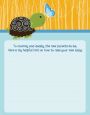 Baby Turtle Blue - Baby Shower Notes of Advice thumbnail