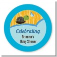 Baby Turtle Blue - Personalized Baby Shower Table Confetti thumbnail