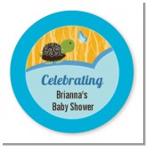 Baby Turtle Blue - Personalized Baby Shower Table Confetti