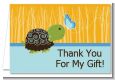 Baby Turtle Blue - Baby Shower Thank You Cards thumbnail