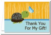 Baby Turtle Blue - Baby Shower Thank You Cards