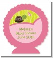 Baby Turtle Pink - Personalized Baby Shower Centerpiece Stand thumbnail