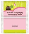Baby Turtle Pink - Personalized Popcorn Wrapper Baby Shower Favors thumbnail