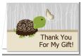 Baby Turtle Neutral - Baby Shower Thank You Cards thumbnail