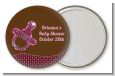 Baby Bling Pink Pacifier - Personalized Baby Shower Pocket Mirror Favors thumbnail