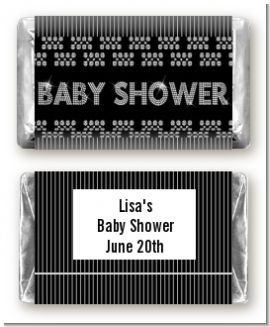 Baby Bling - Personalized Baby Shower Mini Candy Bar Wrappers