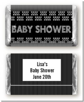 Baby Bling - Personalized Baby Shower Mini Candy Bar Wrappers
