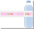 Baby Blocks Pink - Personalized Baby Shower Water Bottle Labels thumbnail