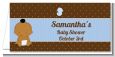 Baby Boy African American - Personalized Baby Shower Place Cards thumbnail