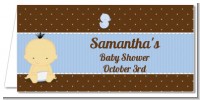 Baby Boy Asian - Personalized Baby Shower Place Cards