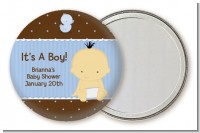 Baby Boy Asian - Personalized Baby Shower Pocket Mirror Favors