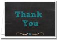 Baby Boy Chalk Inspired - Baby Shower Thank You Cards thumbnail