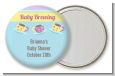 Baby Brewing Tea Party - Personalized Baby Shower Pocket Mirror Favors thumbnail