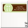 Baby Feet Pitter Patter Neutral - Baby Shower Return Address Labels thumbnail