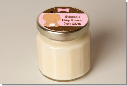 Baby Girl Hispanic - Baby Shower Personalized Candle Jar