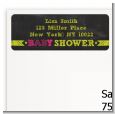 Baby Girl Chalk Inspired - Baby Shower Return Address Labels thumbnail