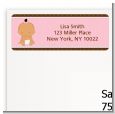 Baby Girl Hispanic - Baby Shower Return Address Labels thumbnail