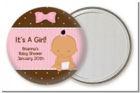 Baby Girl Hispanic - Personalized Baby Shower Pocket Mirror Favors